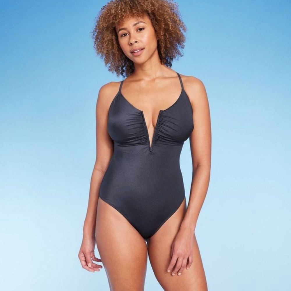 Women's Black One-Piece Swimsuit